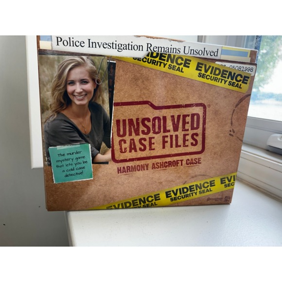 Unsolved Case Files Other - Unsolved Case Files Harmony Ashcroft Case Murder Mystery Game A03-08081998